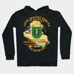 Operation Provide Comfort -  1st Bn 10th SFG w COMFORT SVC Hoodie
